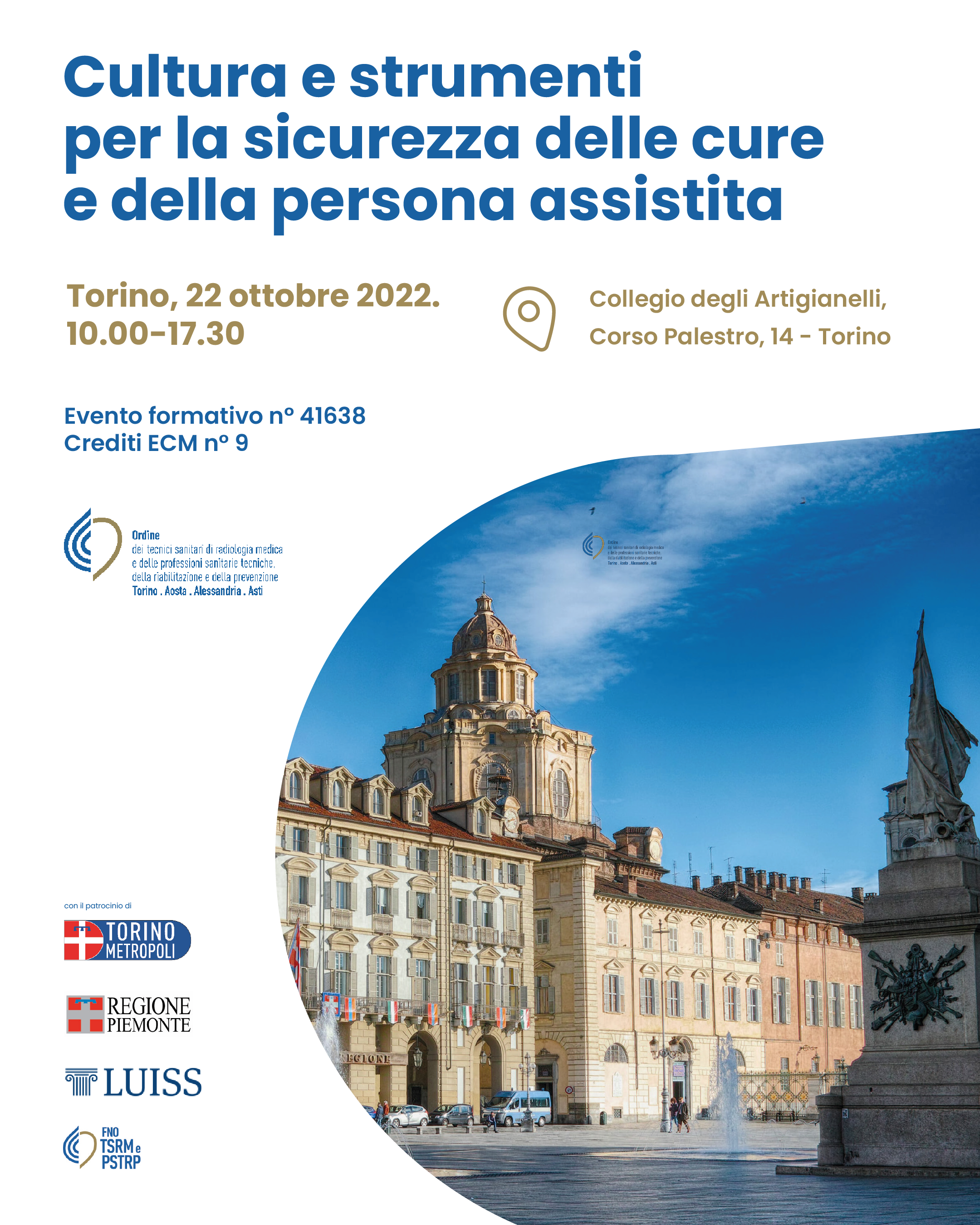 Evento - Cultura e strumenti per la sicurezza delle cure e della persona assistita